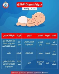 تطعيمات عند الولادة: