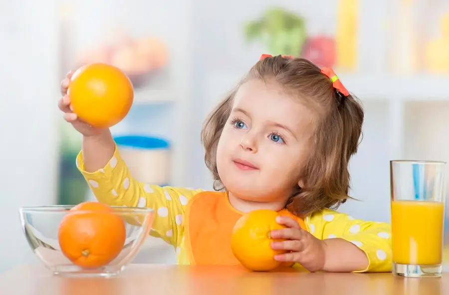 البرتقال للأطفال