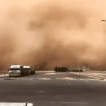 العاصفة الترابية في مصر